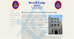 Desktop Screenshot of burrelllodge.sussexmasons.org.uk